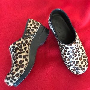 Sanita animal print shoes!!